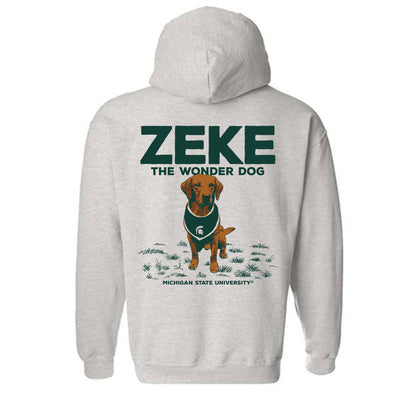 Michigan State - NCAA Football : Zeke The Wonder Dog - Hooded Sweatshirt
