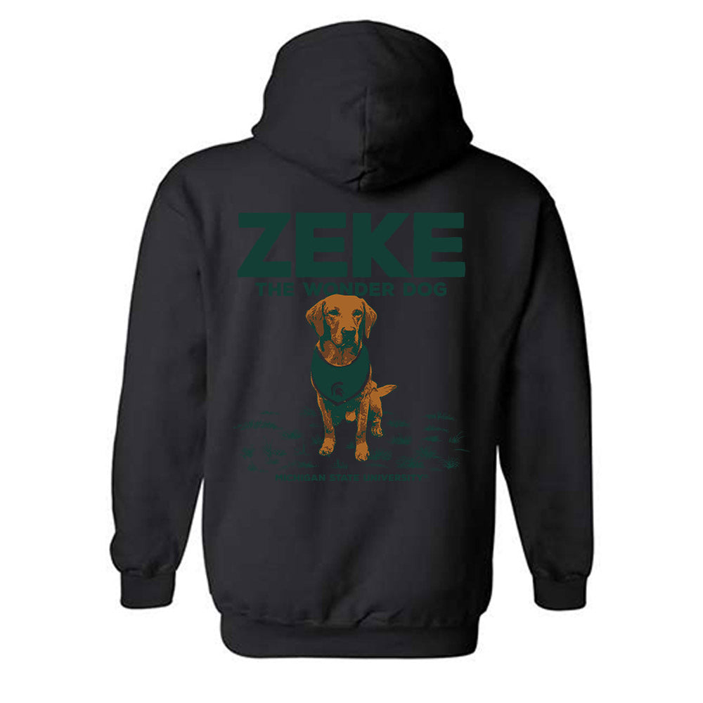 Michigan State - NCAA Football : Zeke The Wonder Dog - Hooded Sweatshirt