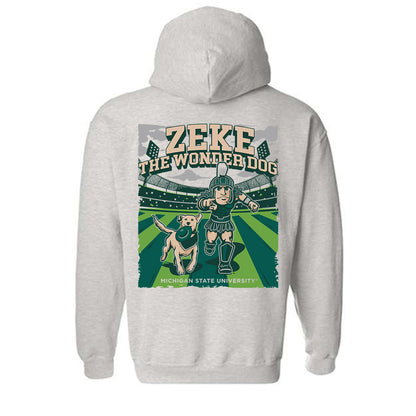 Michigan State - NCAA Football : Zeke The Wonder Dog - Hooded Sweatshirt
