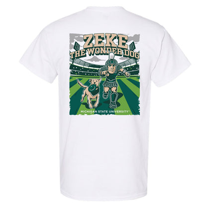 Michigan State - NCAA Football : Zeke The Wonder Dog - T-Shirt