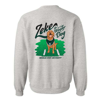 Michigan State - NCAA Football : Zeke The Wonder Dog - Crewneck Sweatshirt