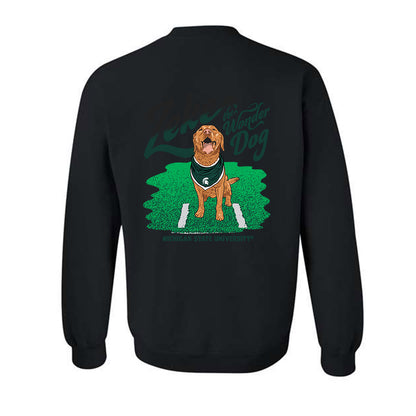 Michigan State - NCAA Football : Zeke The Wonder Dog - Crewneck Sweatshirt
