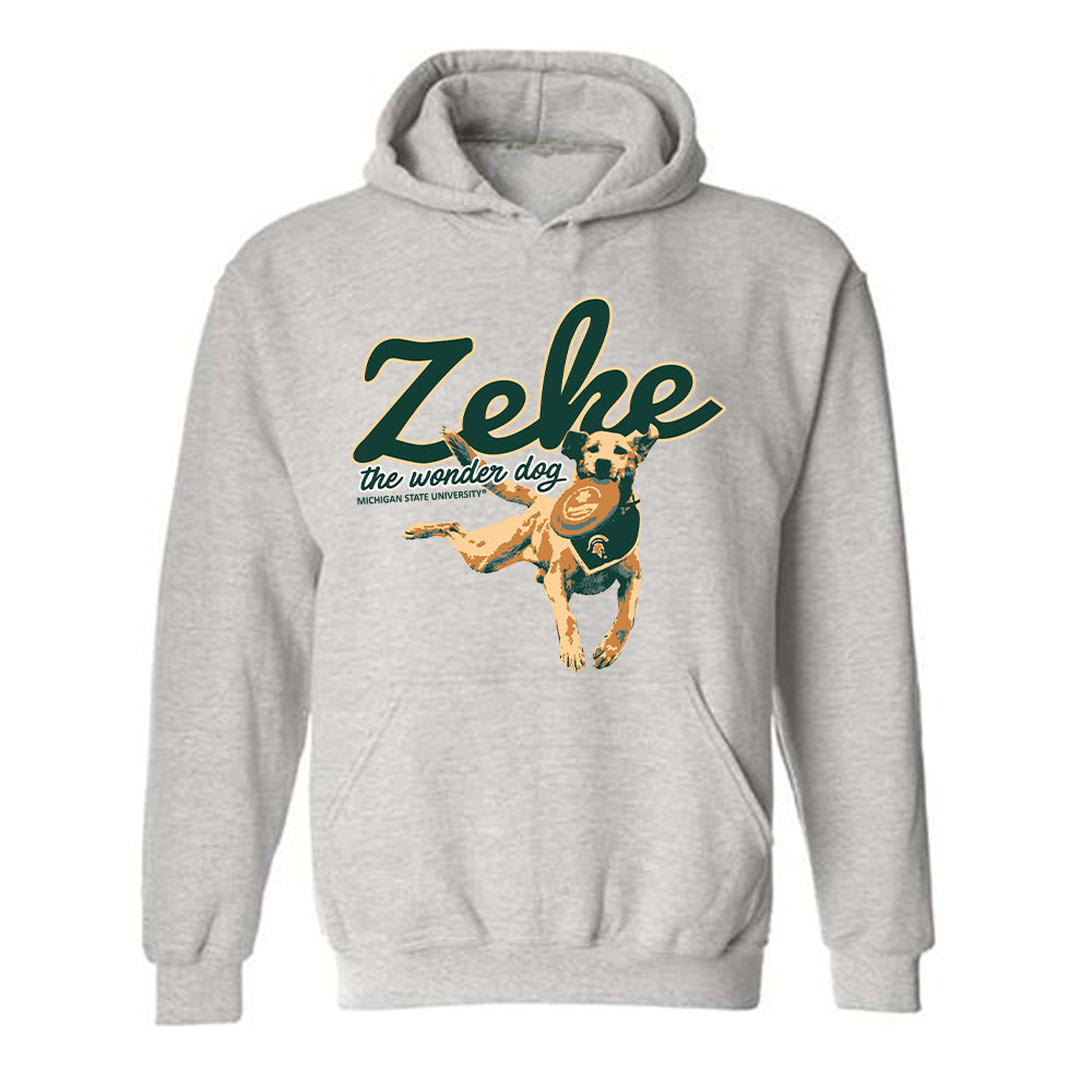 Michigan State - NCAA Football : Zeke The Wonder Dog - Hooded Sweatshirt