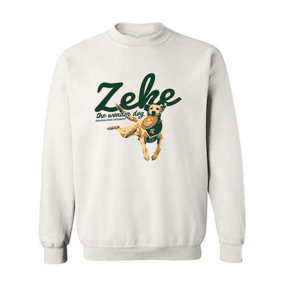 Michigan State - NCAA Football : Zeke The Wonder Dog - Crewneck Sweatshirt