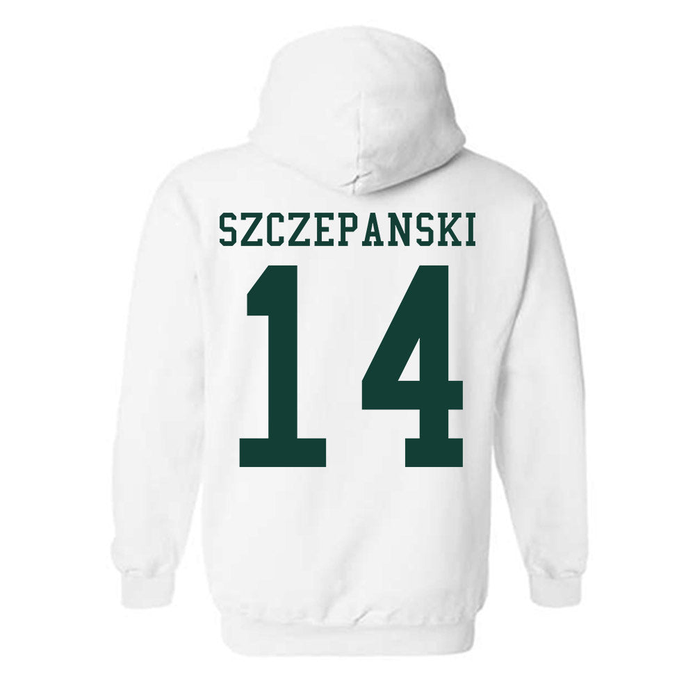 Michigan State - NCAA Baseball : Tommy Szczepanski - Classic Shersey Hooded Sweatshirt-1
