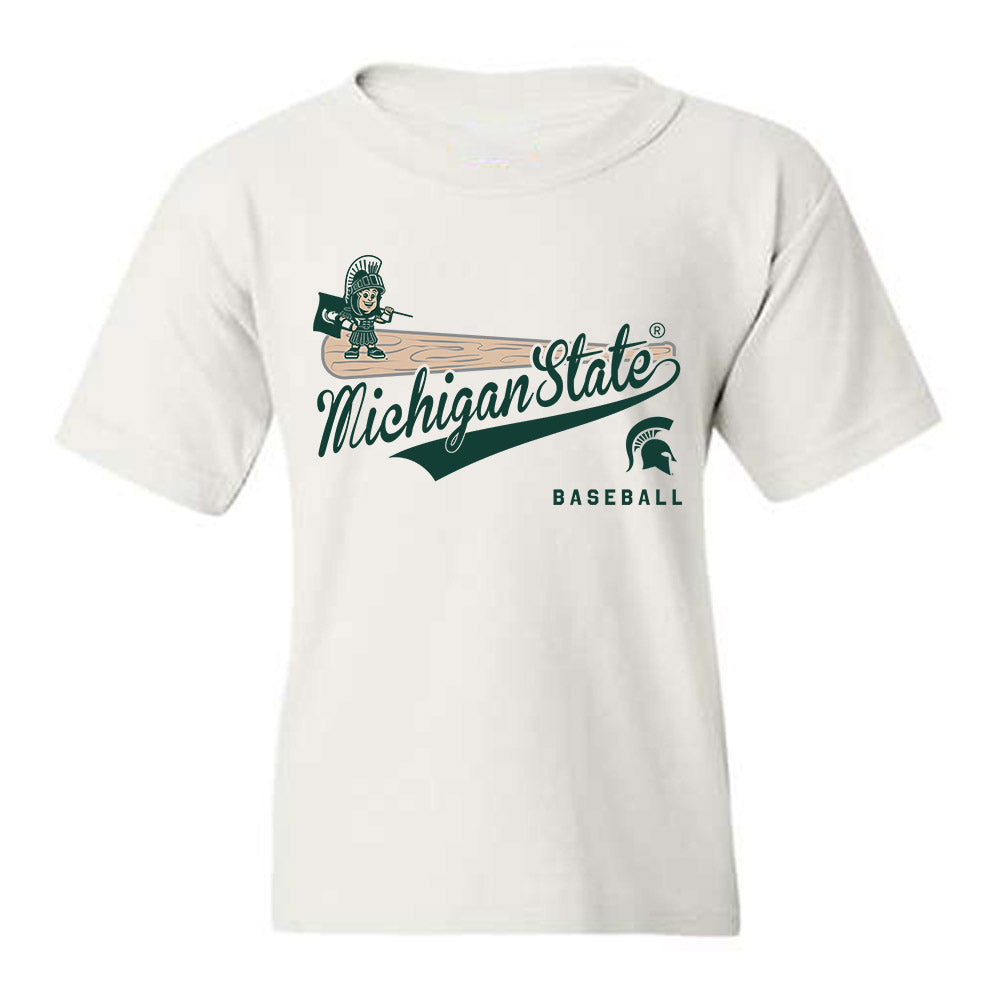 Michigan State - NCAA Baseball : Ozan Uyulur - Classic Shersey Youth T-Shirt-0