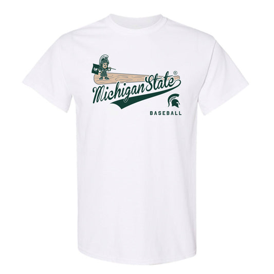 Michigan State - NCAA Baseball : Noah Bright - Classic Shersey T-Shirt-0