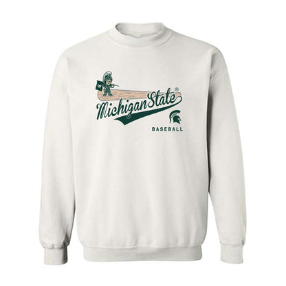Michigan State - NCAA Baseball : Ozan Uyulur - Classic Shersey Crewneck Sweatshirt-0