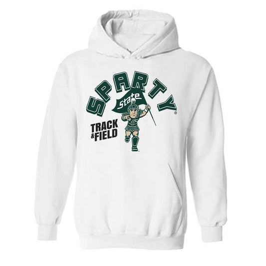 Michigan State - NCAA Men's Track & Field : Parker Lambers - Sports Shersey Hooded Sweatshirt-0