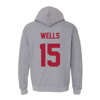 Alabama - NCAA Softball : Brooke Wells - Sports Shersey Hooded Sweatshirt-1
