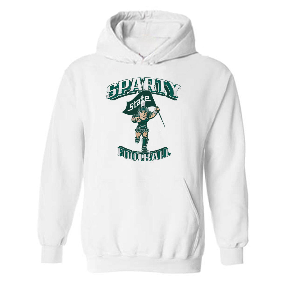 Michigan State - NCAA Football : Jordan Hall - Hooded Sweatshirt-0