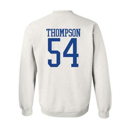 Pittsburgh - NCAA Football : Justin Thompson - Classic Shersey Crewneck Sweatshirt-1