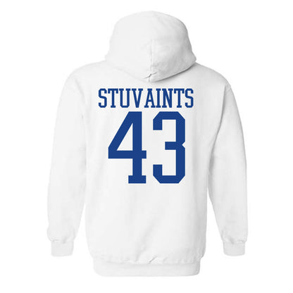 Pittsburgh - NCAA Football : Valdez Stuvaints - Classic Shersey Hooded Sweatshirt-1