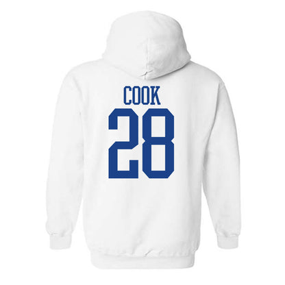 Pittsburgh - NCAA Football : Justin Cook - Classic Shersey Hooded Sweatshirt-1