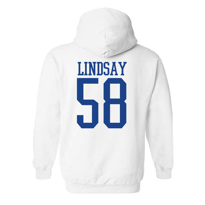 Pittsburgh - NCAA Football : mason lindsay - Classic Shersey Hooded Sweatshirt-1
