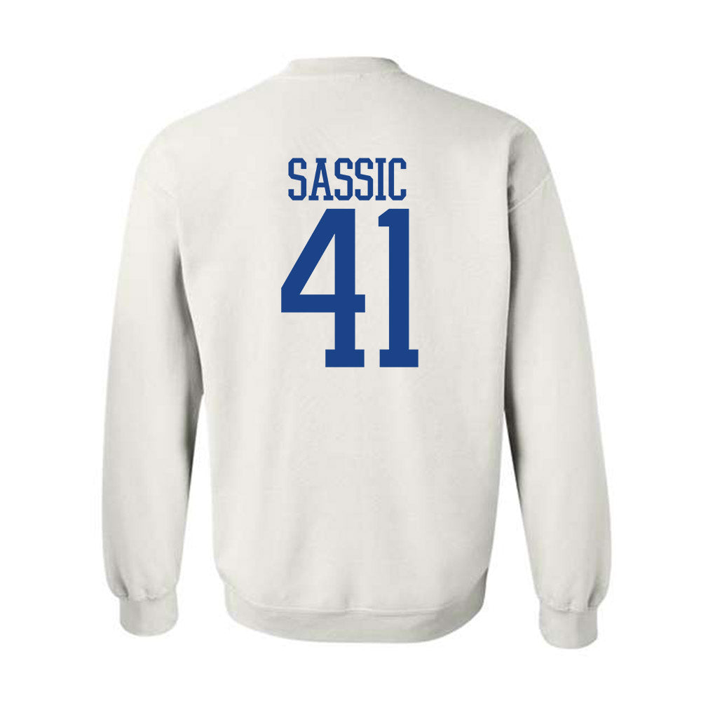 Pittsburgh - NCAA Football : Jake Sassic - Classic Shersey Crewneck Sweatshirt-1