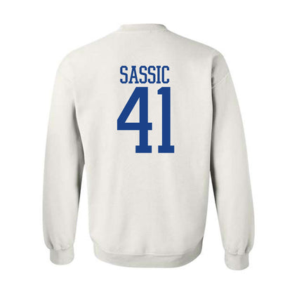 Pittsburgh - NCAA Football : Jake Sassic - Classic Shersey Crewneck Sweatshirt-1