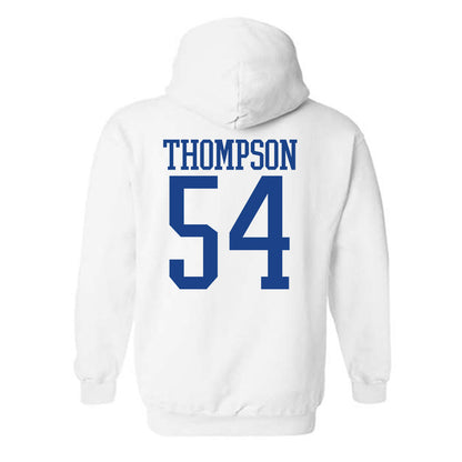 Pittsburgh - NCAA Football : Justin Thompson - Classic Shersey Hooded Sweatshirt-1