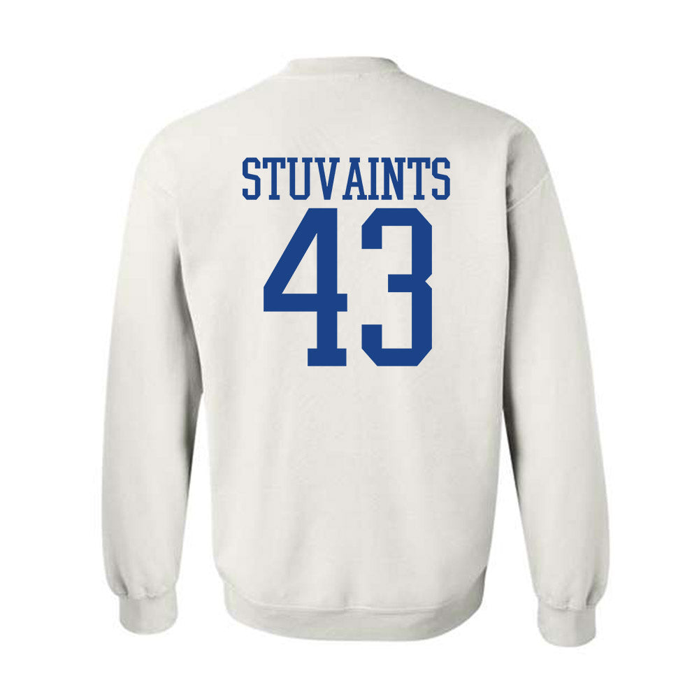 Pittsburgh - NCAA Football : Valdez Stuvaints - Classic Shersey Crewneck Sweatshirt-1