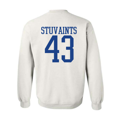 Pittsburgh - NCAA Football : Valdez Stuvaints - Classic Shersey Crewneck Sweatshirt-1