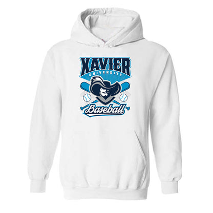 Xavier - NCAA Baseball : Trevor Geddes - Sports Shersey Hooded Sweatshirt