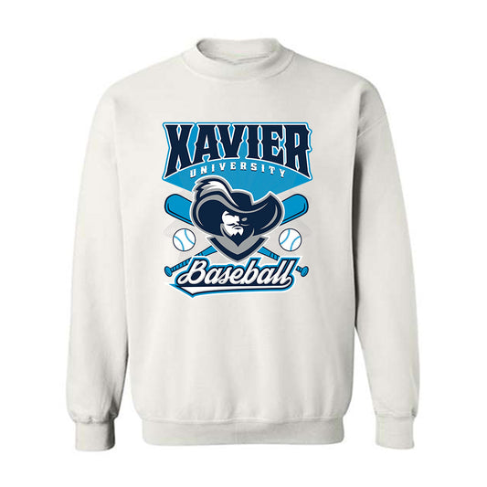 Xavier - NCAA Baseball : Sam Eppley - Sports Shersey Crewneck Sweatshirt-0