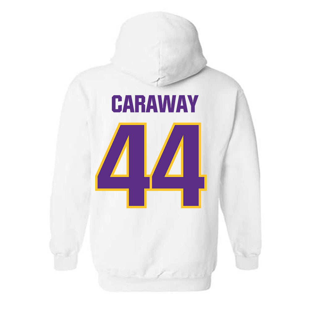 LSU - NCAA Baseball : Trent Caraway - Sports Shersey Hooded Sweatshirt-1