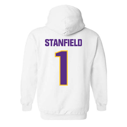 LSU - NCAA Baseball : Chris Stanfield - Sports Shersey Hooded Sweatshirt-1