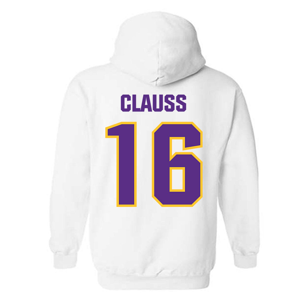 LSU - NCAA Baseball : Ethan Clauss - Sports Shersey Hooded Sweatshirt-1