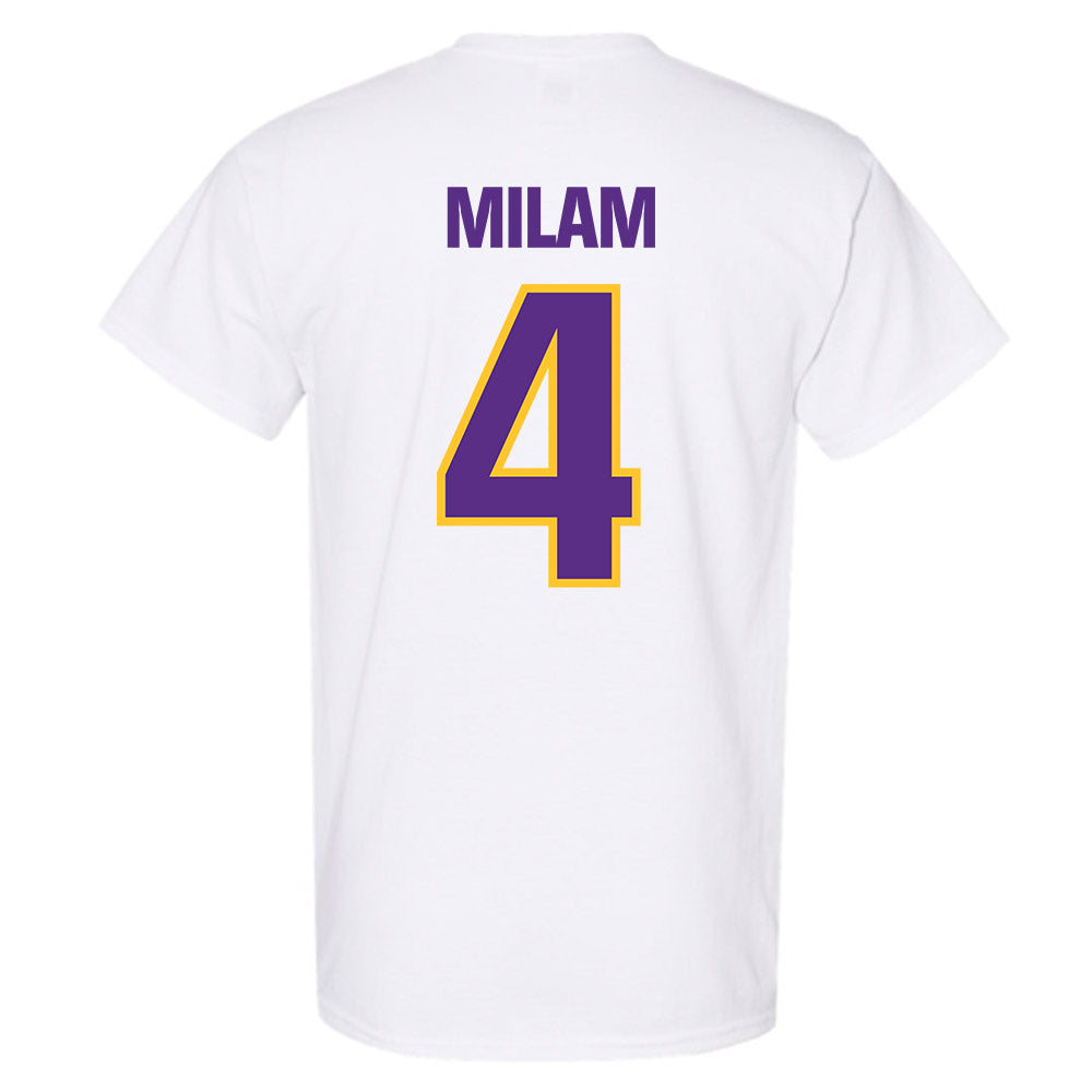 LSU - NCAA Baseball : Steven Milam - T-Shirt Sports Shersey