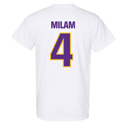 LSU - NCAA Baseball : Steven Milam - T-Shirt Sports Shersey