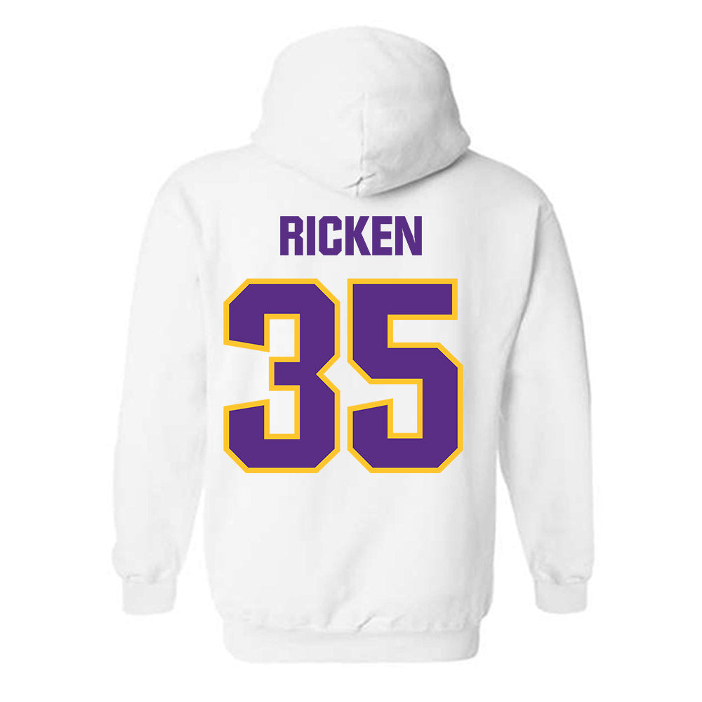 LSU - NCAA Baseball : Reagan Ricken - Sports Shersey Hooded Sweatshirt-1