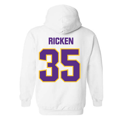 LSU - NCAA Baseball : Reagan Ricken - Sports Shersey Hooded Sweatshirt-1