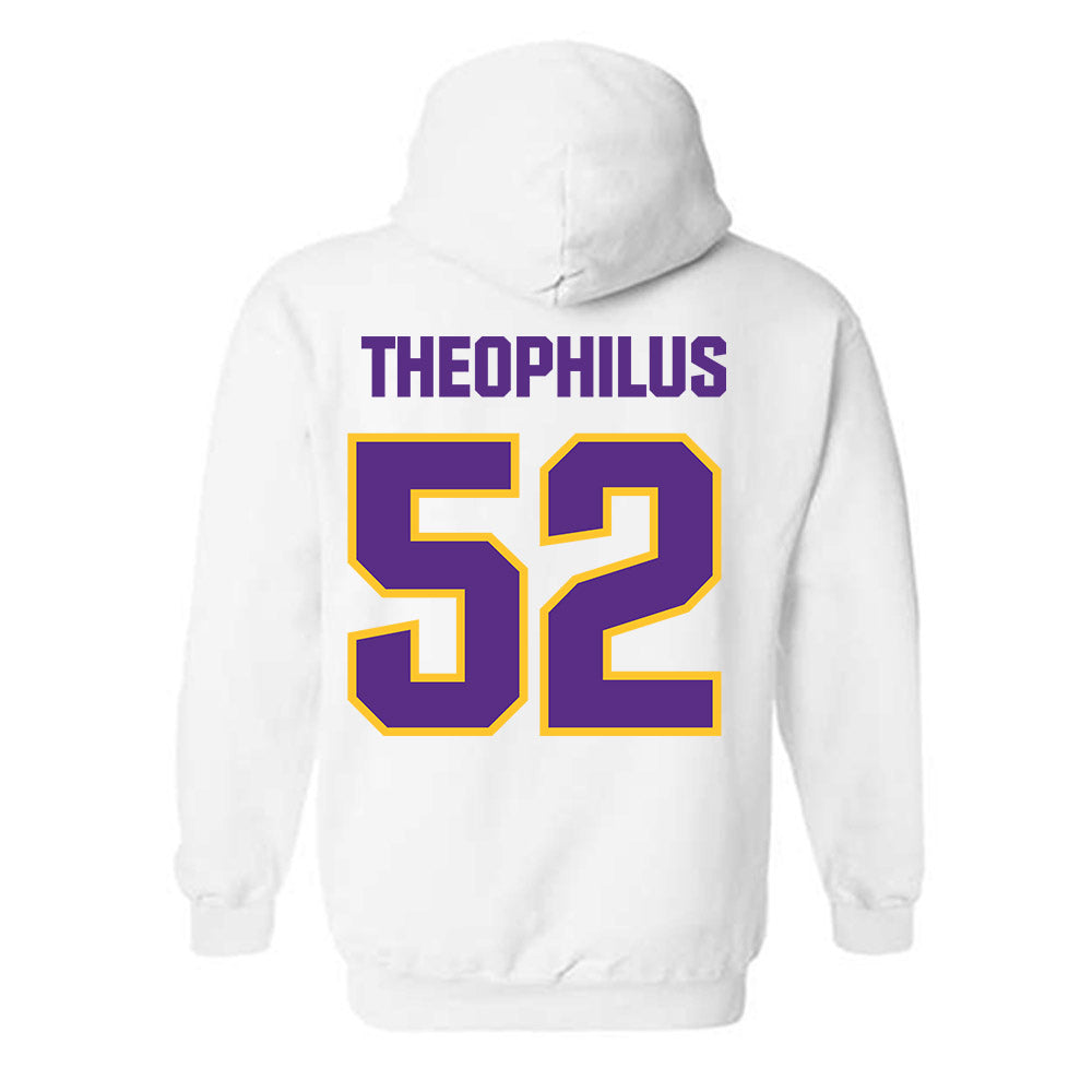 LSU - NCAA Baseball : Zion Theophilus - Sports Shersey Hooded Sweatshirt-1
