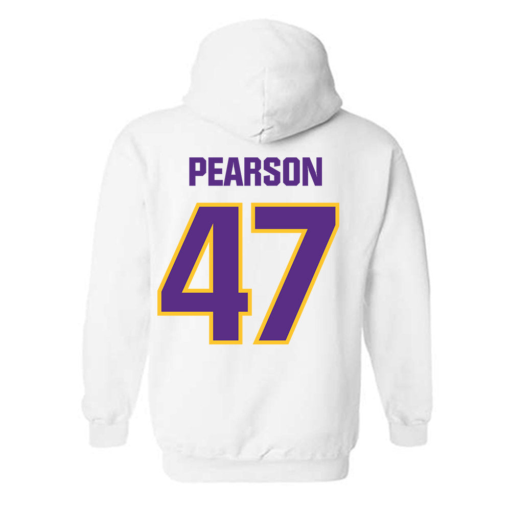LSU - NCAA Baseball : John Pearson - Sports Shersey Hooded Sweatshirt-1