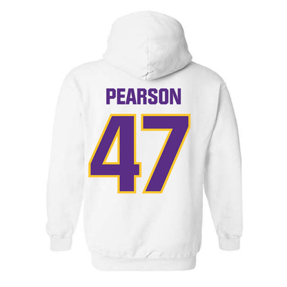 LSU - NCAA Baseball : John Pearson - Sports Shersey Hooded Sweatshirt-1