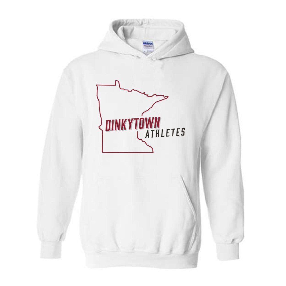 Minnesota - Dinkytown Athlete : Maroon & Black Hooded Sweatshirt