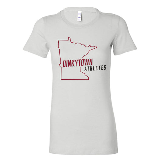 Minnesota - Dinkytown Athlete : Maroon & Black Tee - Women's