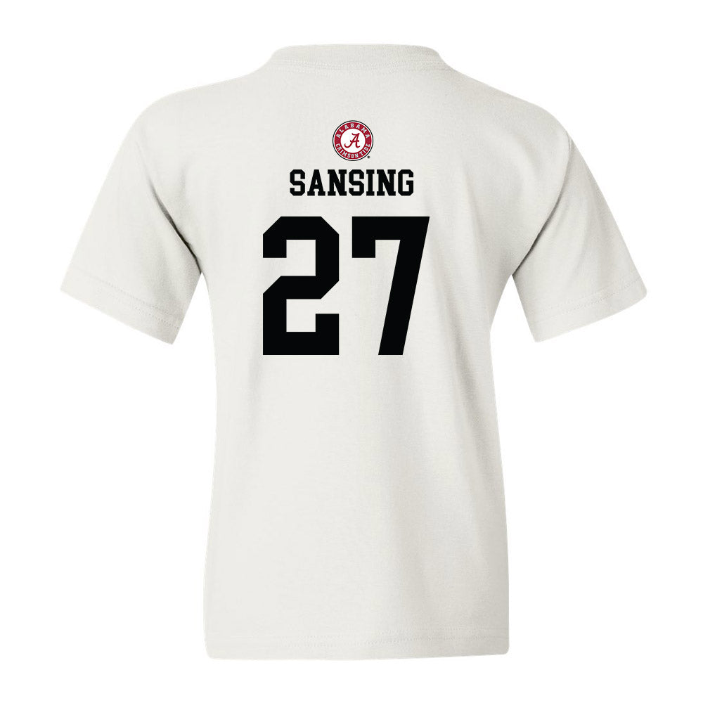 Alabama - NCAA Football : Walter Sansing - Sports Shersey Youth T-Shirt
