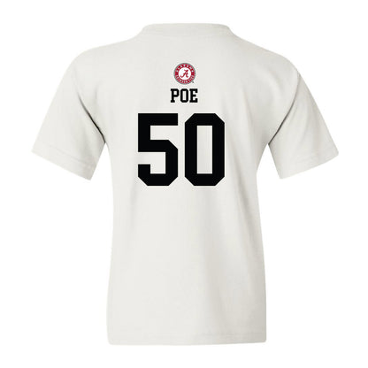 Alabama - NCAA Football : Casey Poe - Sports Shersey Youth T-Shirt