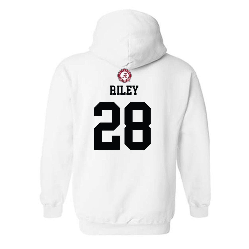 Alabama - NCAA Football : Kevin Riley - Sports Shersey Hooded Sweatshirt