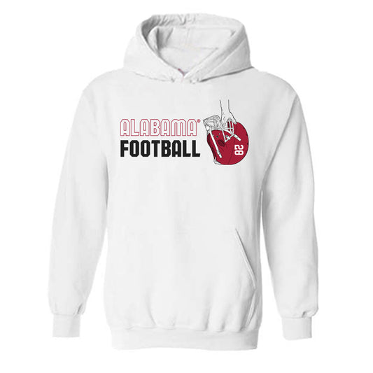 Alabama - NCAA Football : Kevin Riley - Sports Shersey Hooded Sweatshirt