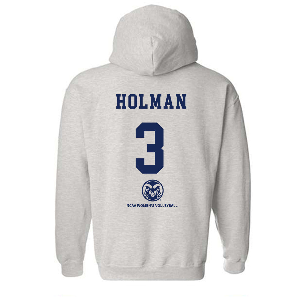 Colorado State - NCAA Women's Volleyball : Brooke Holman - Hooded Sweatshirt