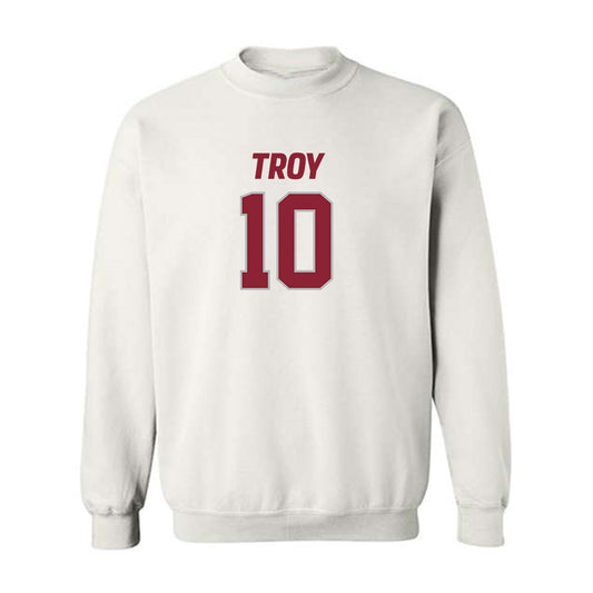 Troy - NCAA Football : Tucker Kilcrease - Crewneck Sweatshirt-0
