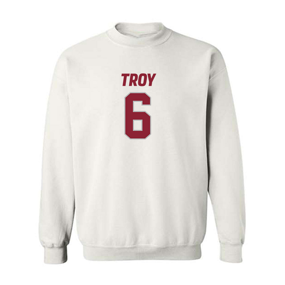 Troy - NCAA Football : Chris Lewis - Crewneck Sweatshirt-0
