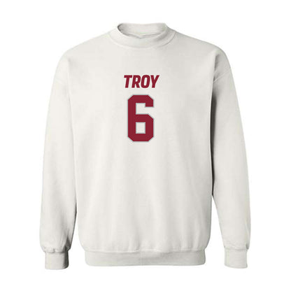 Troy - NCAA Football : Chris Lewis - Crewneck Sweatshirt-0