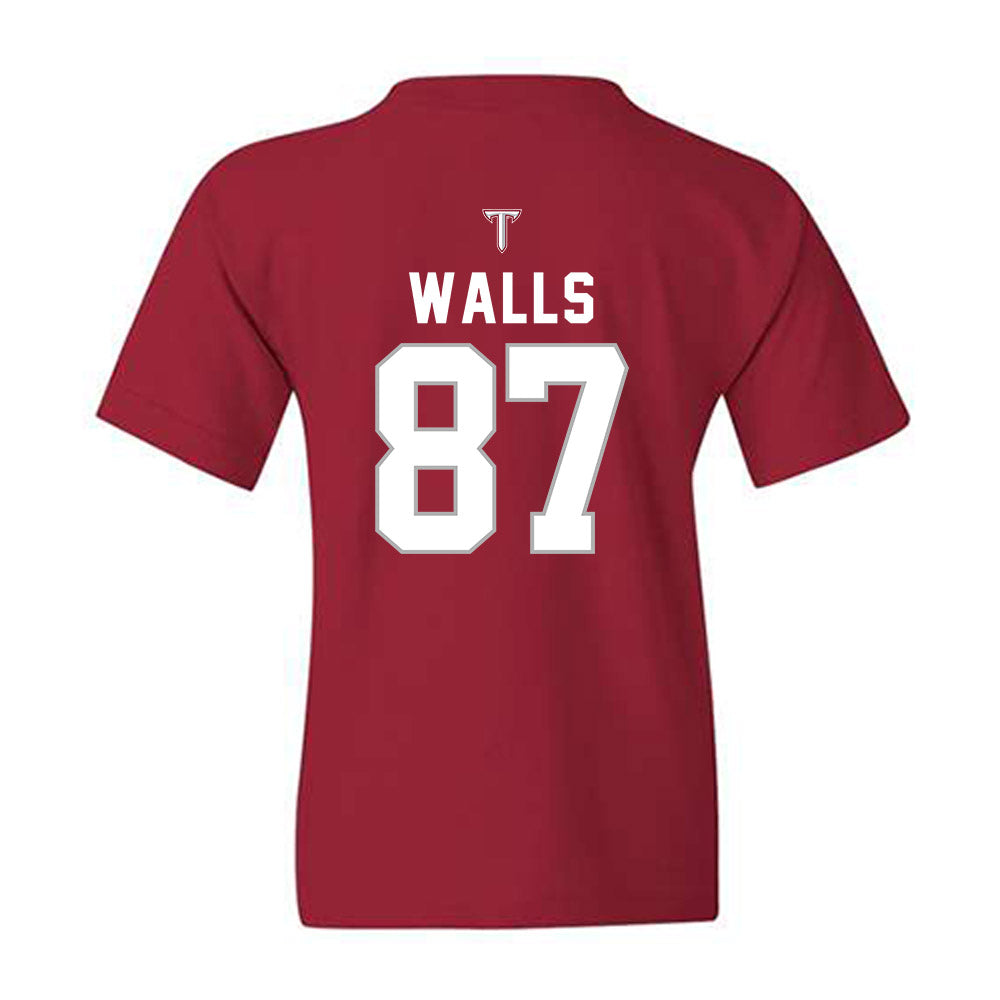 Troy - NCAA Football : Colton Walls - Youth T-Shirt-1