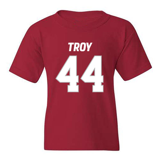 Troy - NCAA Football : Luke Hodge - Youth T-Shirt-0