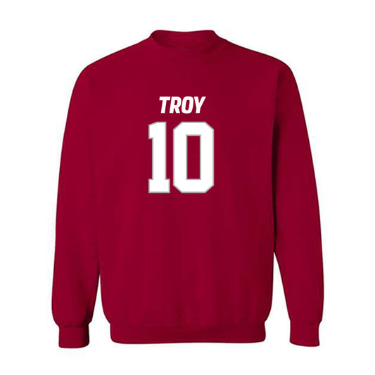 Troy - NCAA Football : Tucker Kilcrease - Crewneck Sweatshirt-0