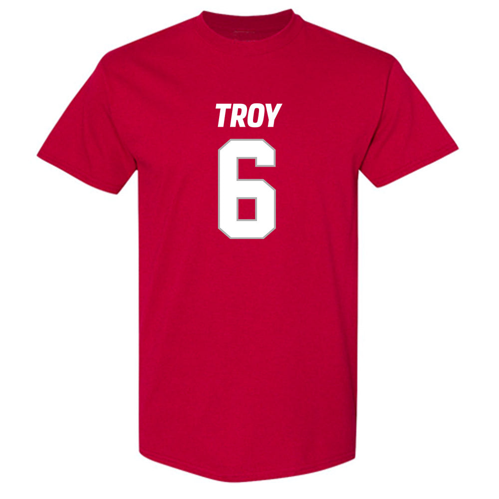 Troy - NCAA Football : Chris Lewis - T-Shirt-0